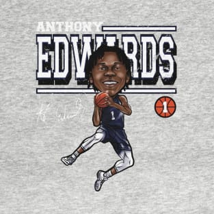 Anthony Edwards Minnesota Cartoon T-Shirt